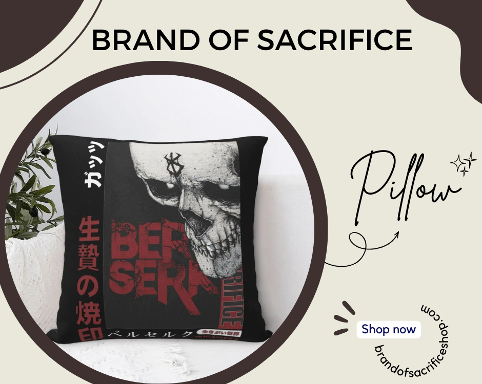 no edit brandofsacrifice Pillow - Brand Of Sacrifice Shop